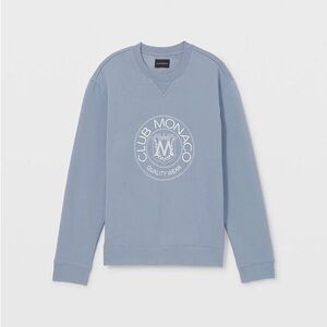Club Monaco Crest Sweatshirt in Blue